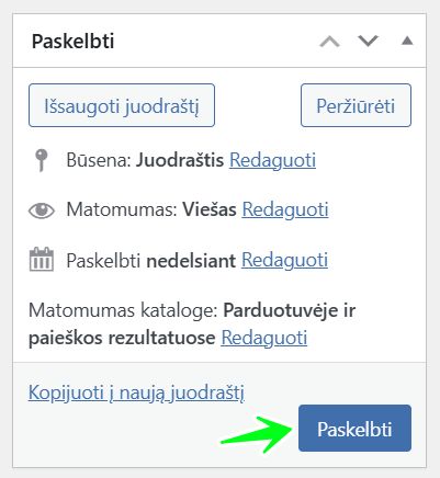 2021 05 Prekes paskelbimas