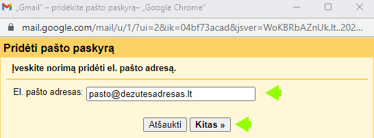 2023 03 El. laisku tikrinimo nustatymu langas