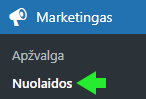 2023 03 Nuolaidu kodu sukurimas