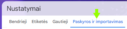 2023 03 Paskyros ir importavimas