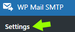 2023 03 WP Mail SMTP nustatymu puslapis skydelyje