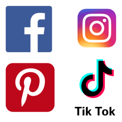 Produktų eksportas į Facebook, Instagram, Pinterest ar TikTok